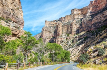  Buffalo Bill Scenic Highway i Wyoming, USA