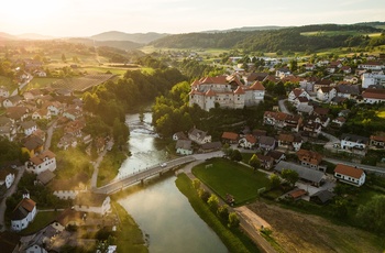 Zuzemberk Slot i Slovenien