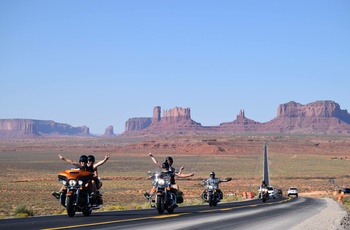 Motorcykel, Monument Valley