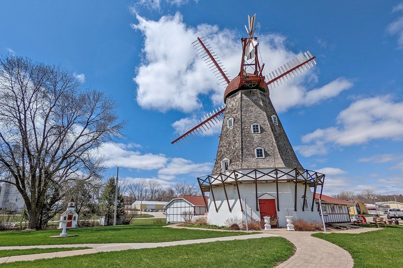 Dansk mølle i Elk Horn i Iowa - USA