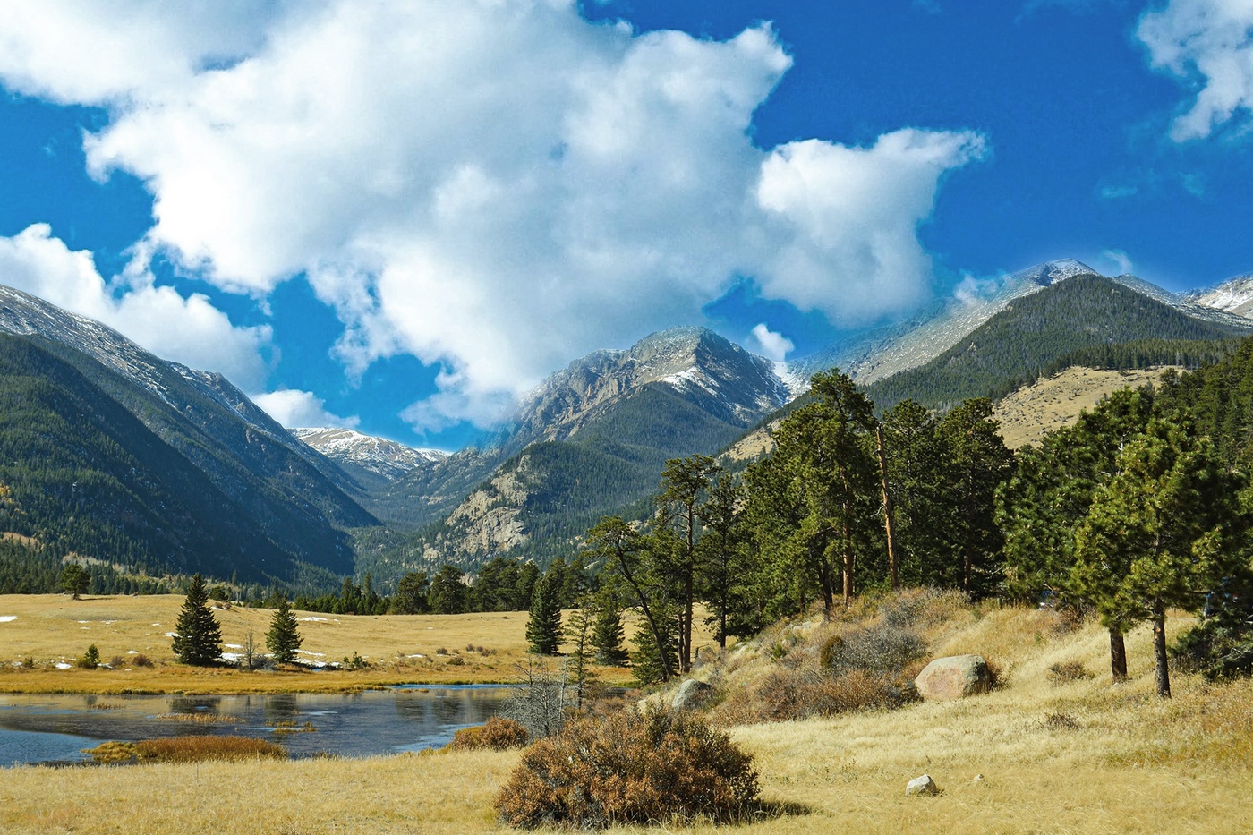 Smuk natur i Rocky Mountains - USA